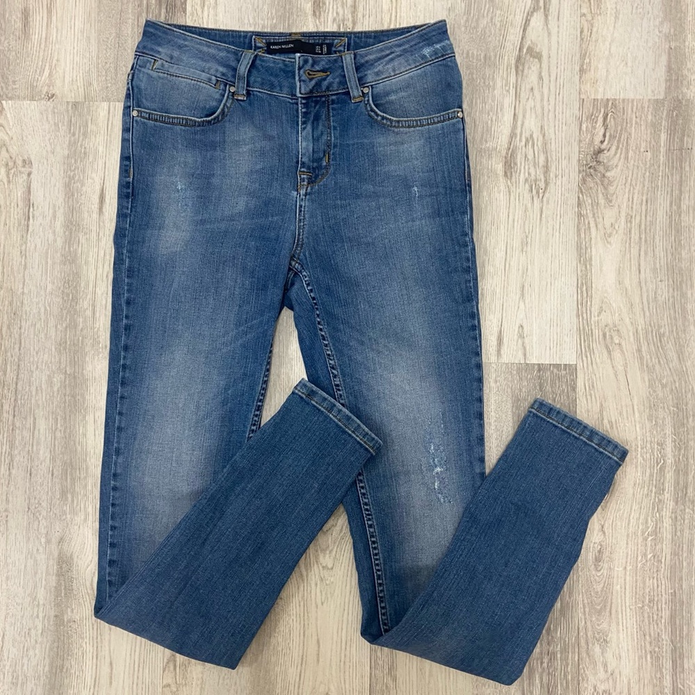 Karen Millen Medium Wash Skinny Jeans